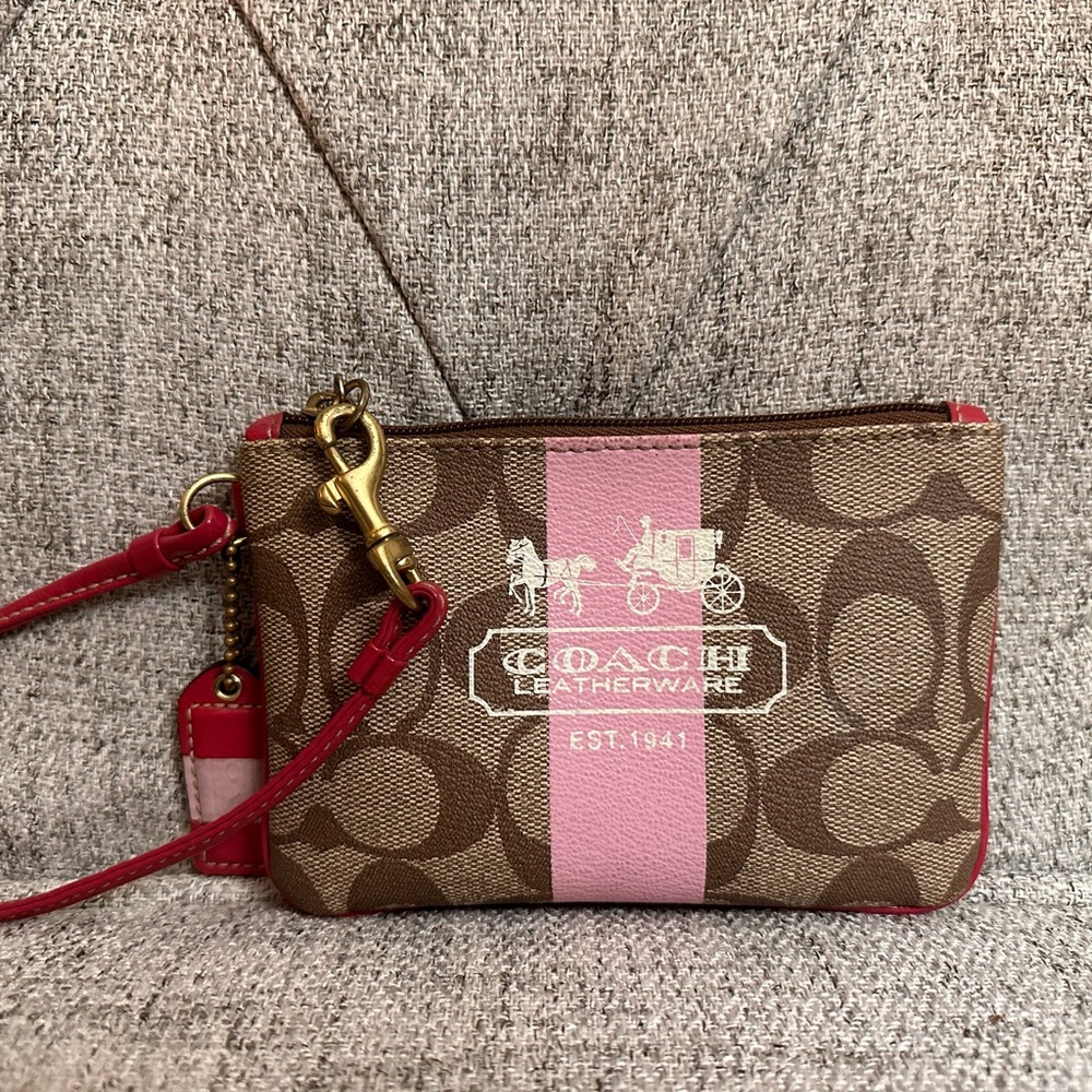 Pink Coach Wristlet circa 2008
